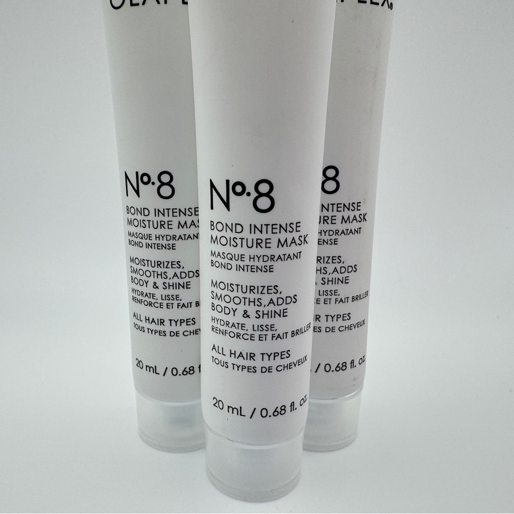 3 Olaplex No 8 Bond Intense Moisture Mask Travel Size Sample .68 fl oz Set - Picture 5 of 5